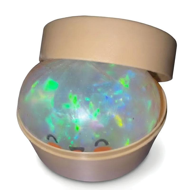 Glitter Dumpling Baozi Klype Myk Søt Langsom Tilbakefjæring Stressavlastning Pynt Kontor Hjemmeinnredning Barn Voksne Gaver