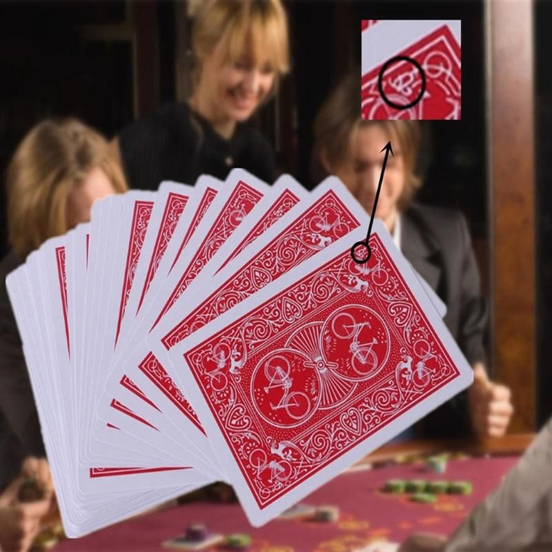 Hemmelige merket pokerkort Se gjennom spillekort Magic Toys enkle uventede magiske triks