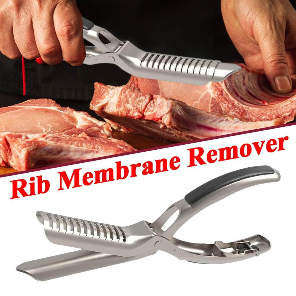 Rib Prep Pro Ribbeinsmembranfjernerverktøy Guide Trimming Skrelling Ribbeins Ribbeinsmembranfjerner Grillverktøy BBQ Ribbeprepareringsverktøy