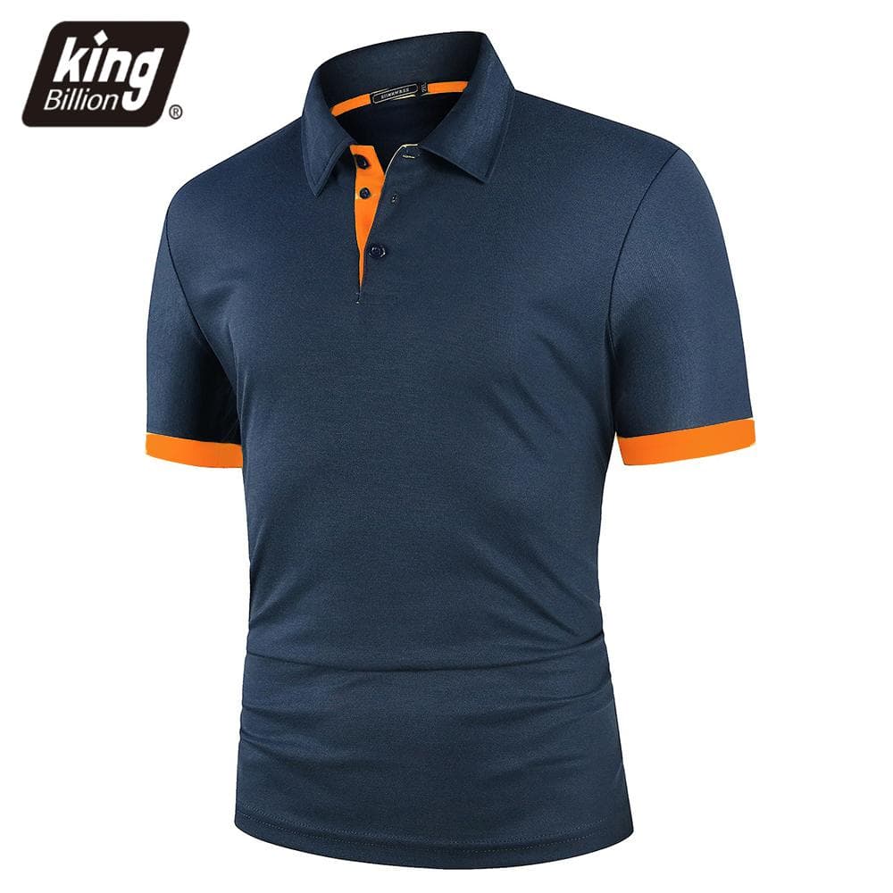 Herrepolo Herreskjorte Kortermet poloskjorte Kontrastfarge Polo Nye klær Sommer Streetwear Uformelt mote Herretopper cm