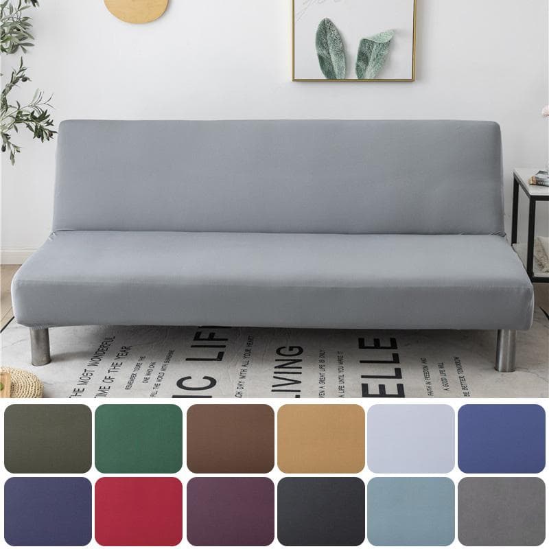 Elastisk vanlig sammenleggbar sovesofatrekk Alt-inkludert Tight Wrap Sofa Håndkle Sofatrekk Glidetrekk uten armlen housese de canap