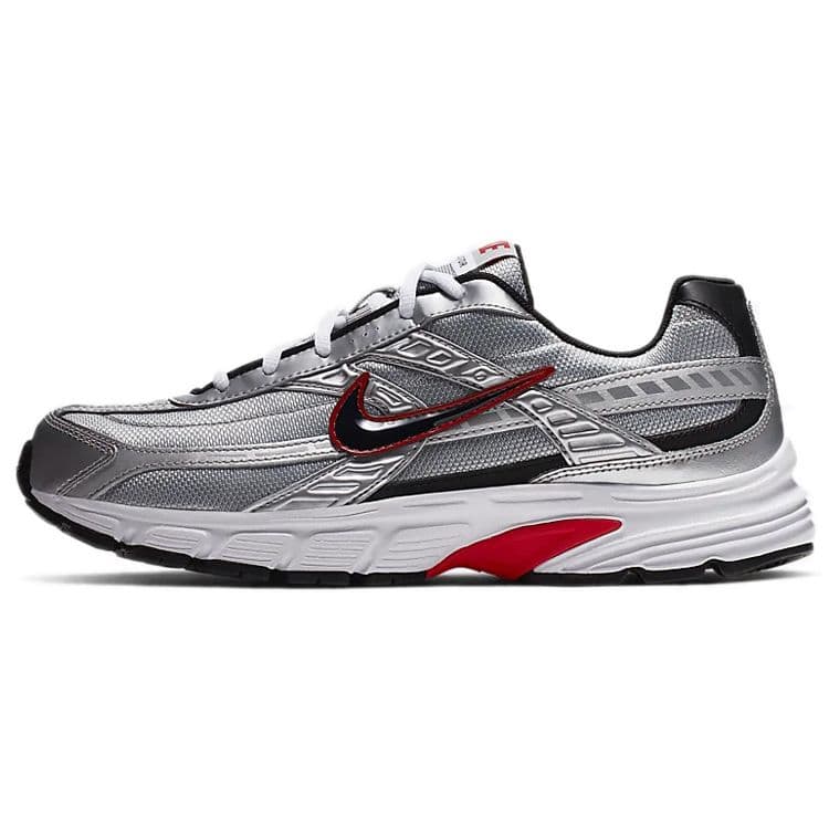 Nike Initiator Metallisk Sølv Rød Herre Sneakers Svart Hvit 394055-001 cm