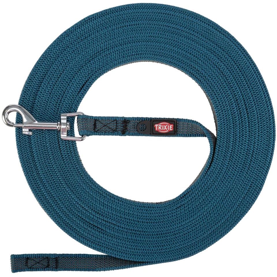 Trixie sporline gummieret 5m - Sort