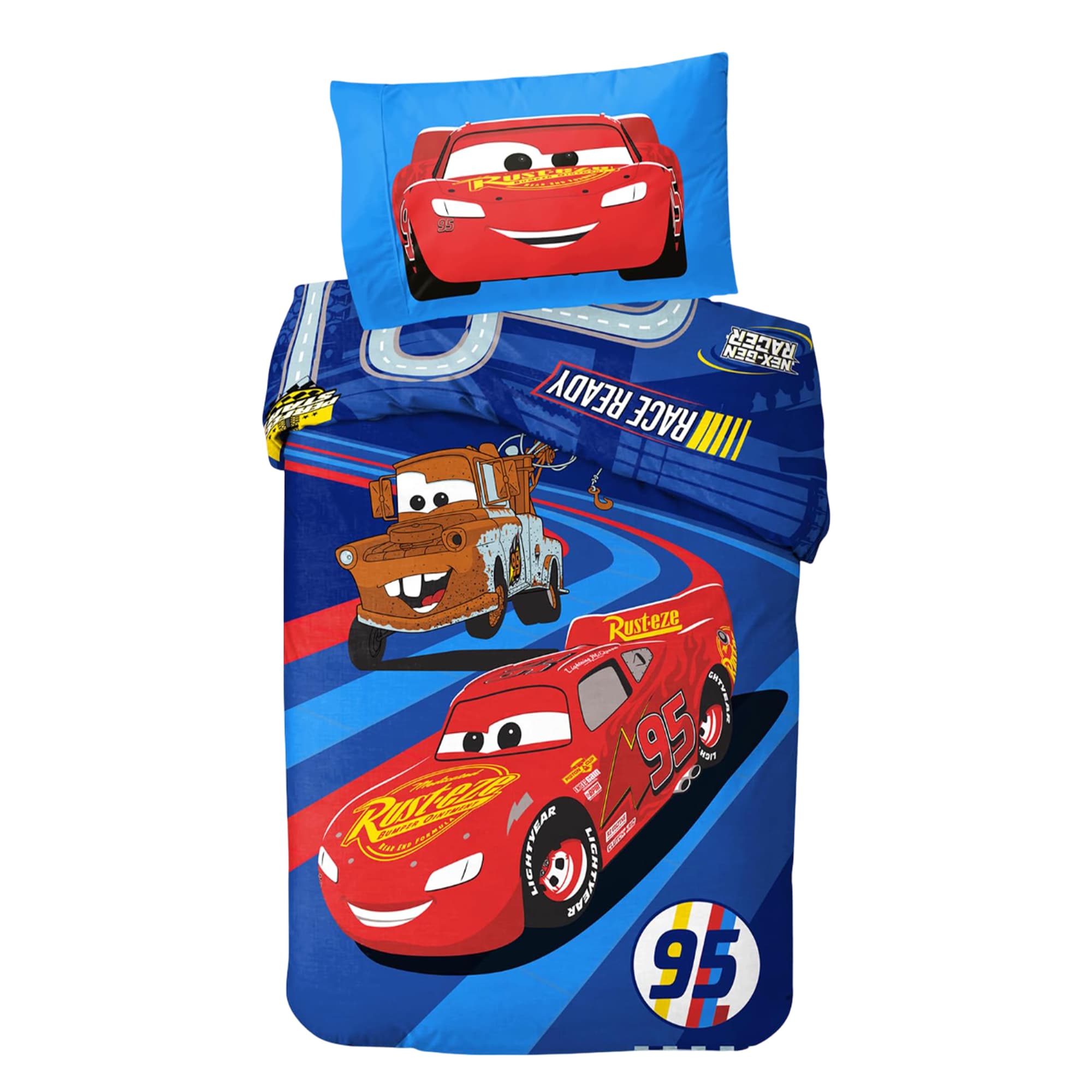 Cars Lightning McQueen & Mater Reversible Duvet Set
