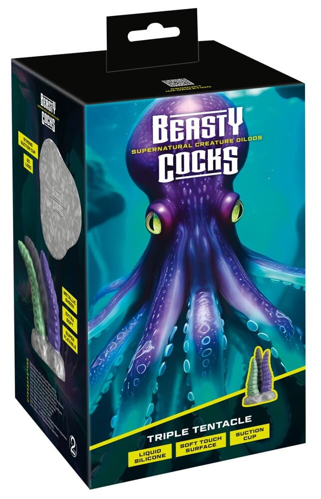 Triple Tentacle Fantasydildo