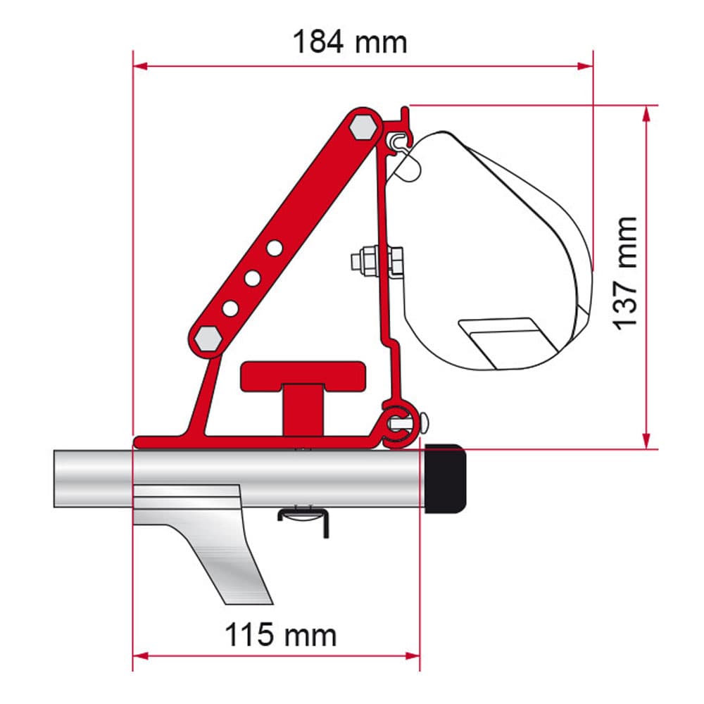 Monteringsbrakett for F35Pro Kit Auto (Compass) (98655-310)