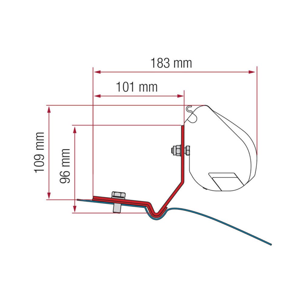 Monteringsbrakett for F35Pro VW Caddy Maxi (98655Z096)