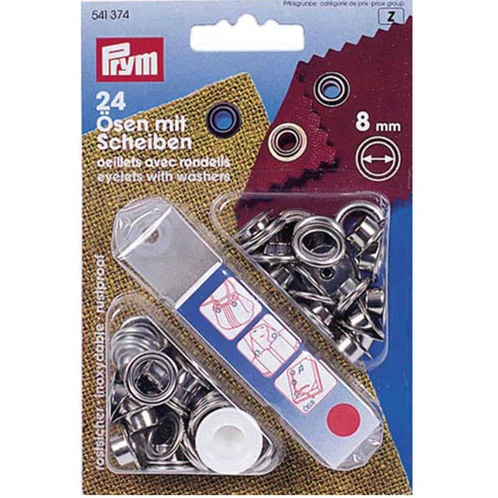 Prym seilringer Ø8,0 mm (24 stk)