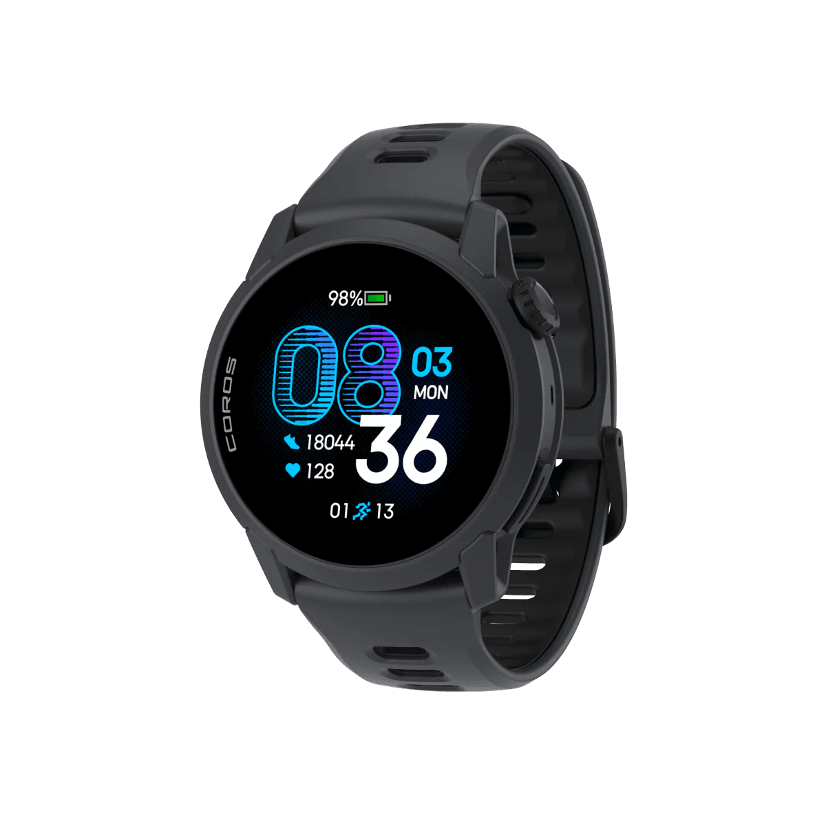Coros Pace 4 black silicone