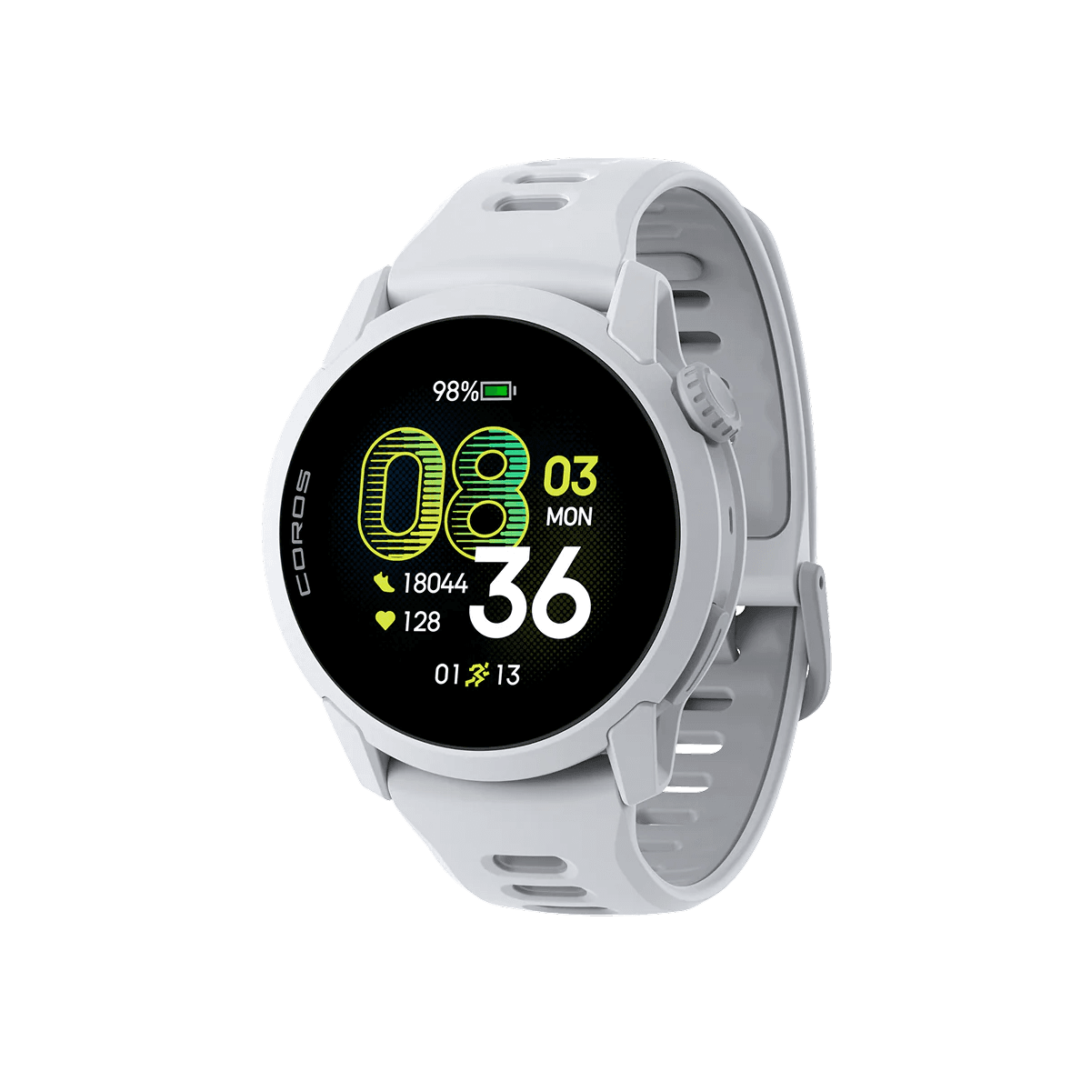 Coros Pace 4 white silicone