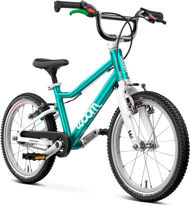 Woom Go 3 Automagic 16" metallic petrol