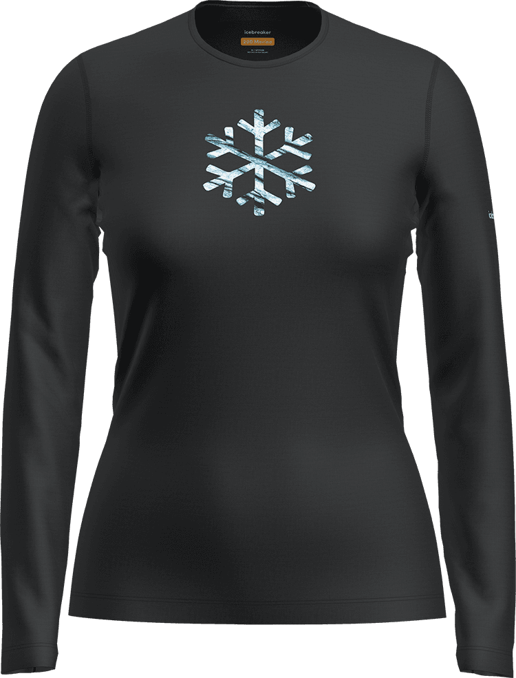 Icebreaker 200 Oasis LS Crewe W's black S