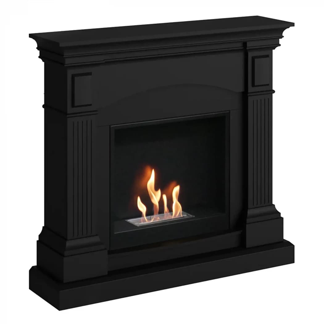 TAGU Magna Bioetanolpeis – Svart Frittstående peis, 3 kW Varmeeffekt