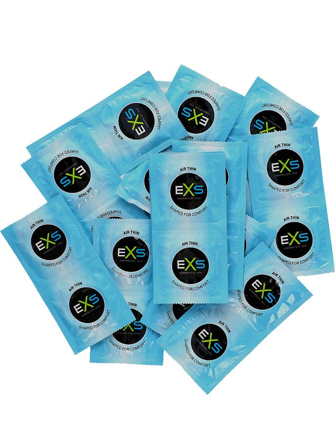 EXS : Air Thin Kondomer, 100 stk