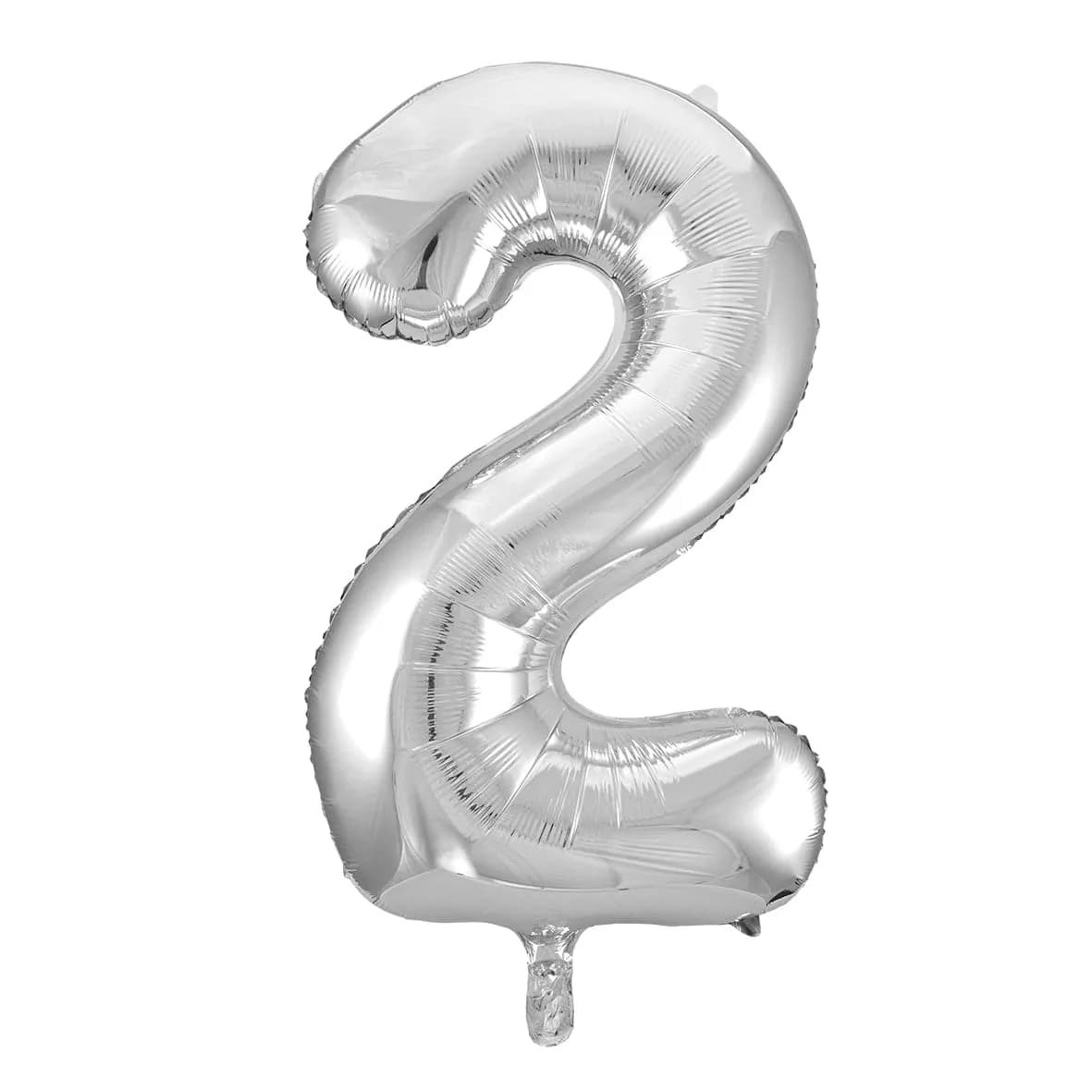 Sifferballong I Sølvfolie 86 Cm, #2
