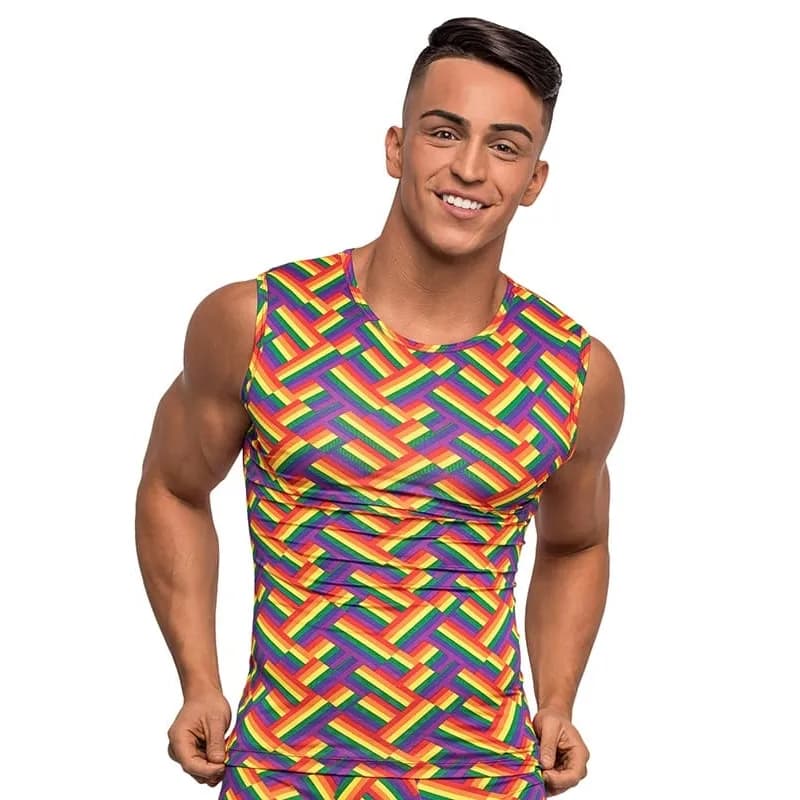 Male Power Pride-Singlet, Large