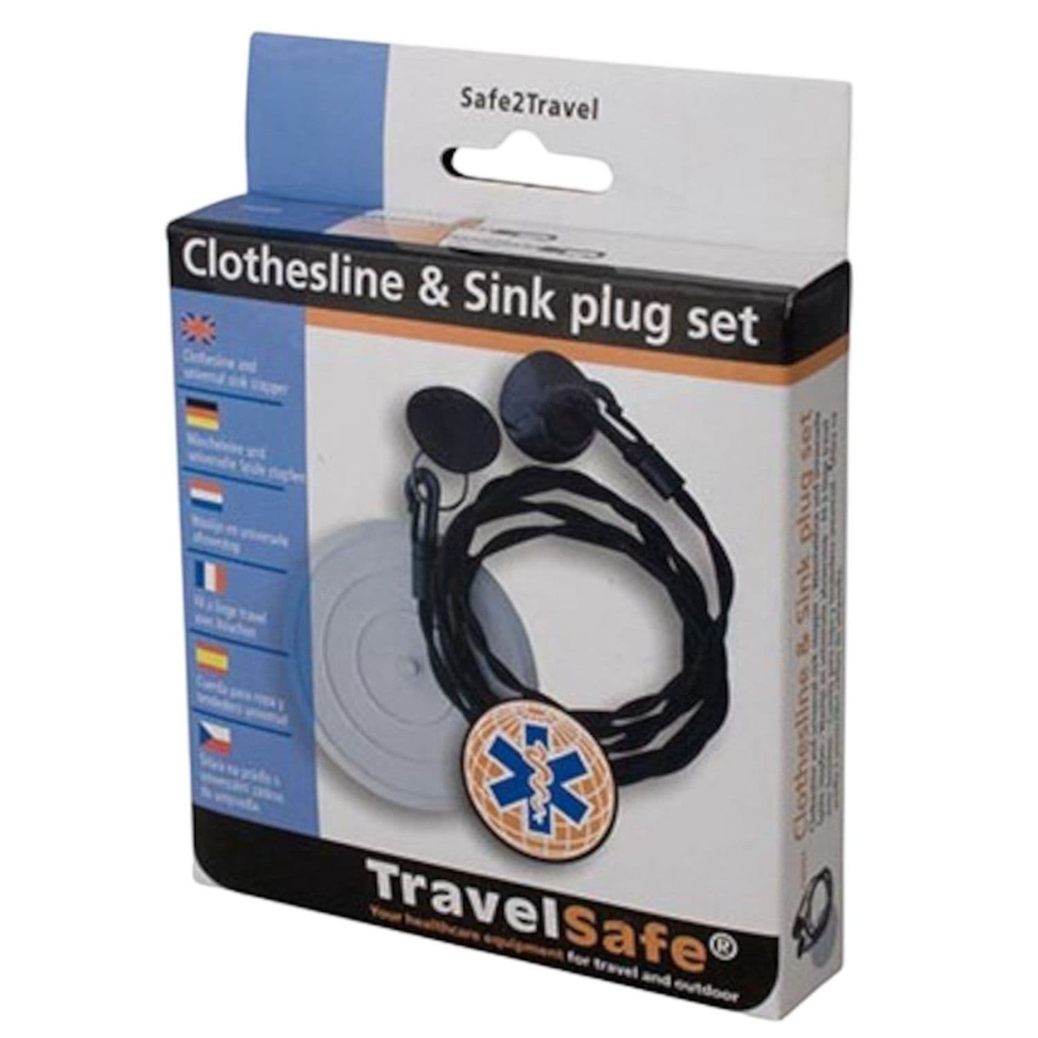 TravelSafe Elastisk tørkesnor, 1,5 meter