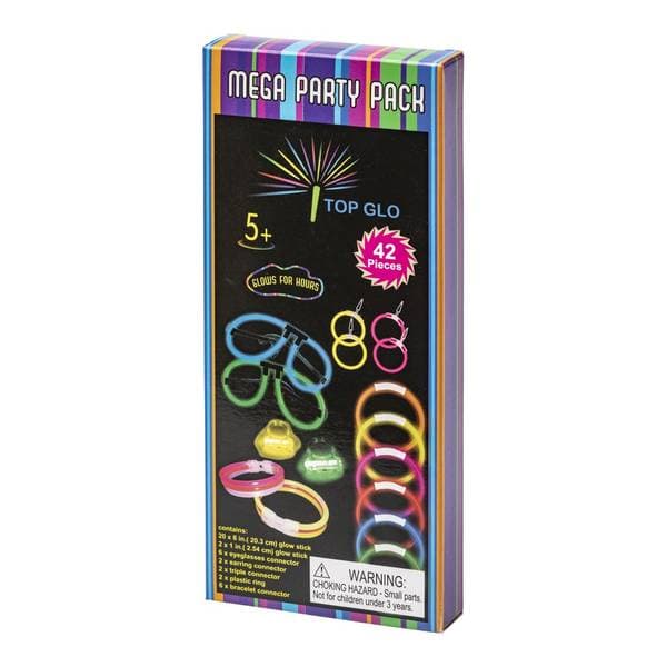 Glow Stick Mega Party Pack 42deler