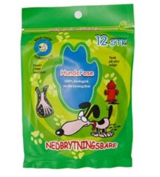 Nedbrytbare Hundeposer 12pk | Miljøvennlig og praktisk | MaxHjem