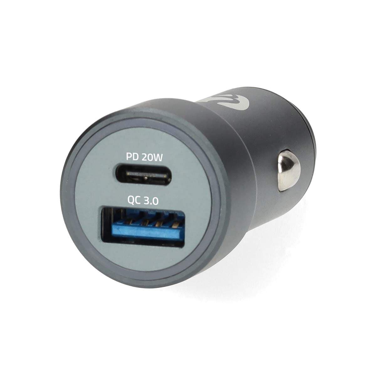 Billader 38W, doble USB-A/USB-C-porter, automatisk spenning