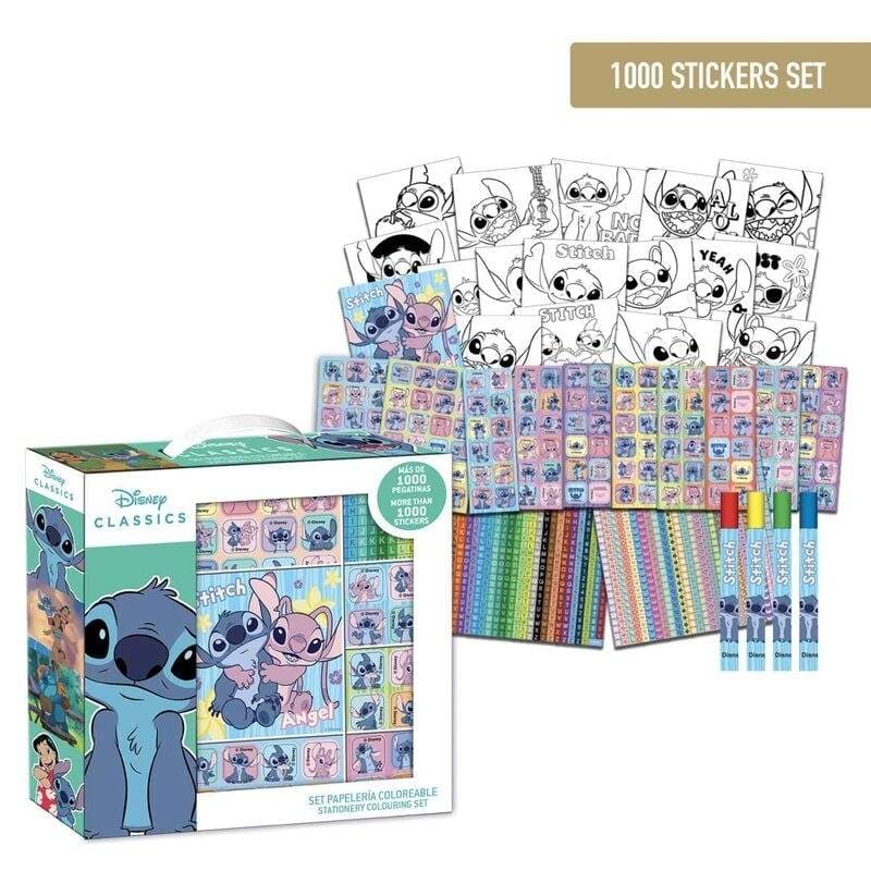 Stitch Stickers Set, 1000 stykker for å lage og dekorere