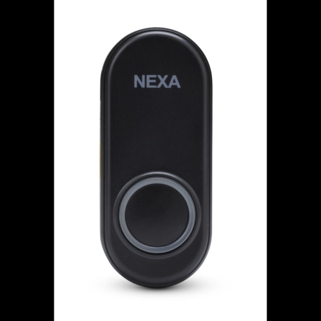 Nexa Nexa Trådløs trykkknapp for dørklokke MLT-1925 svart 7330545183542 Tilsvarer: N/A
