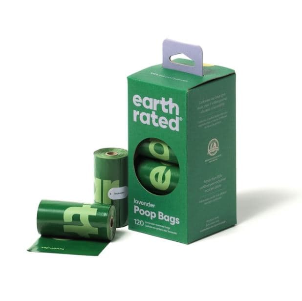 Earth Rated Hundeposer Lavendel 8 ruller