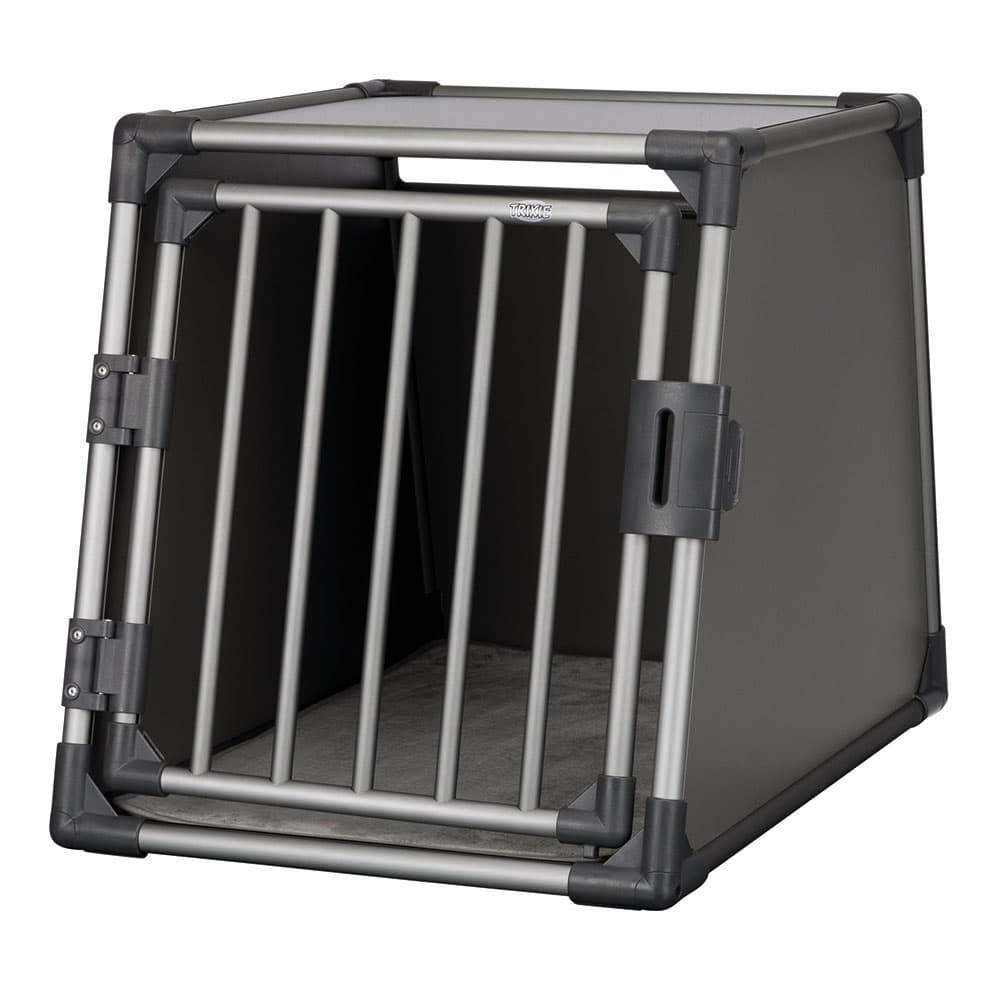 Trixie Aluminium grafitt transportbur - M-L: B 61 x T 86 x H 65 cm