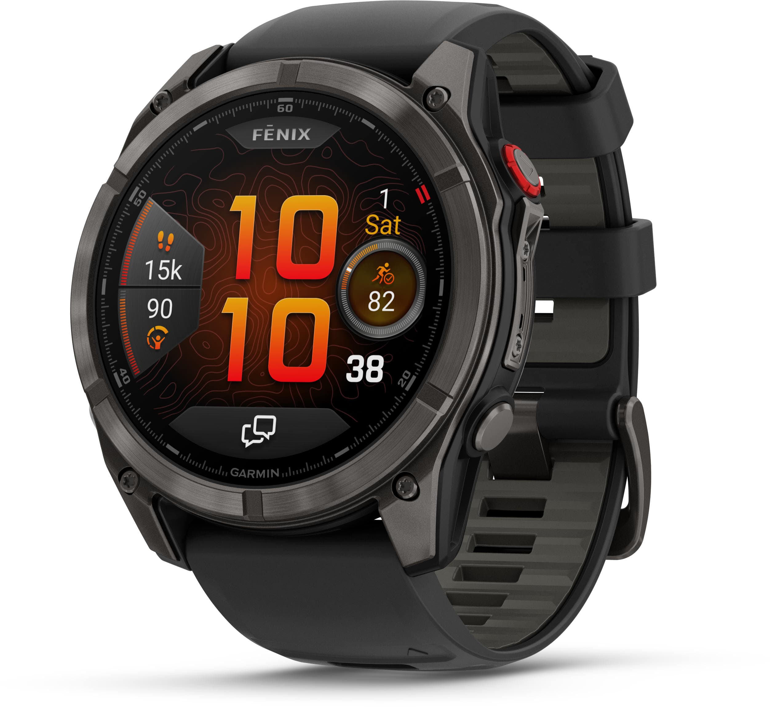 Garmin Fenix 8 Pro AMOLED Sapphire 51mm Carbon Grey DLC Ti/Black/Pebble Grey
